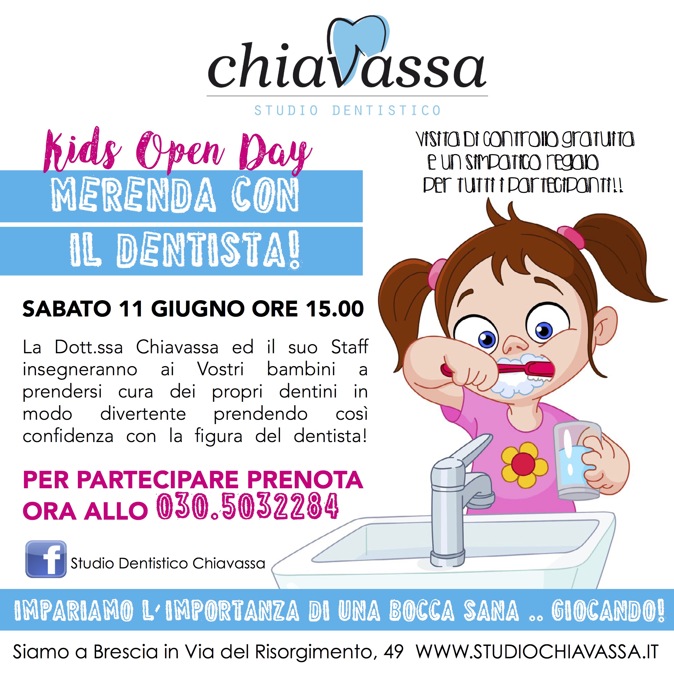 merenda con il dentista