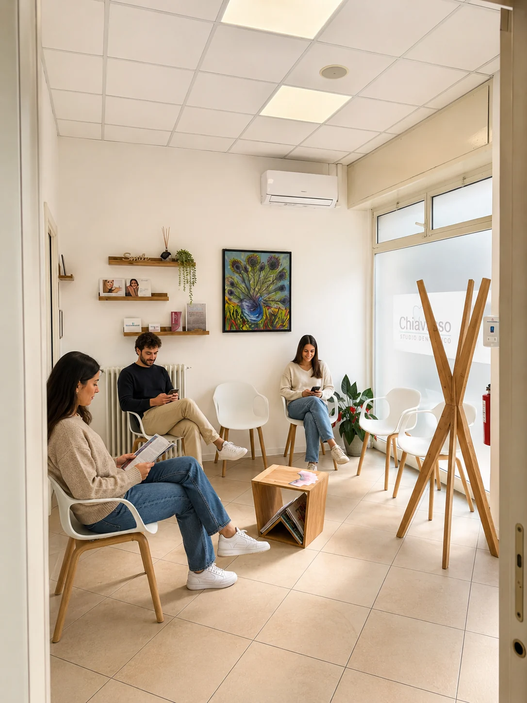 Sala d’attesa dello Studio Dentistico Chiavassa