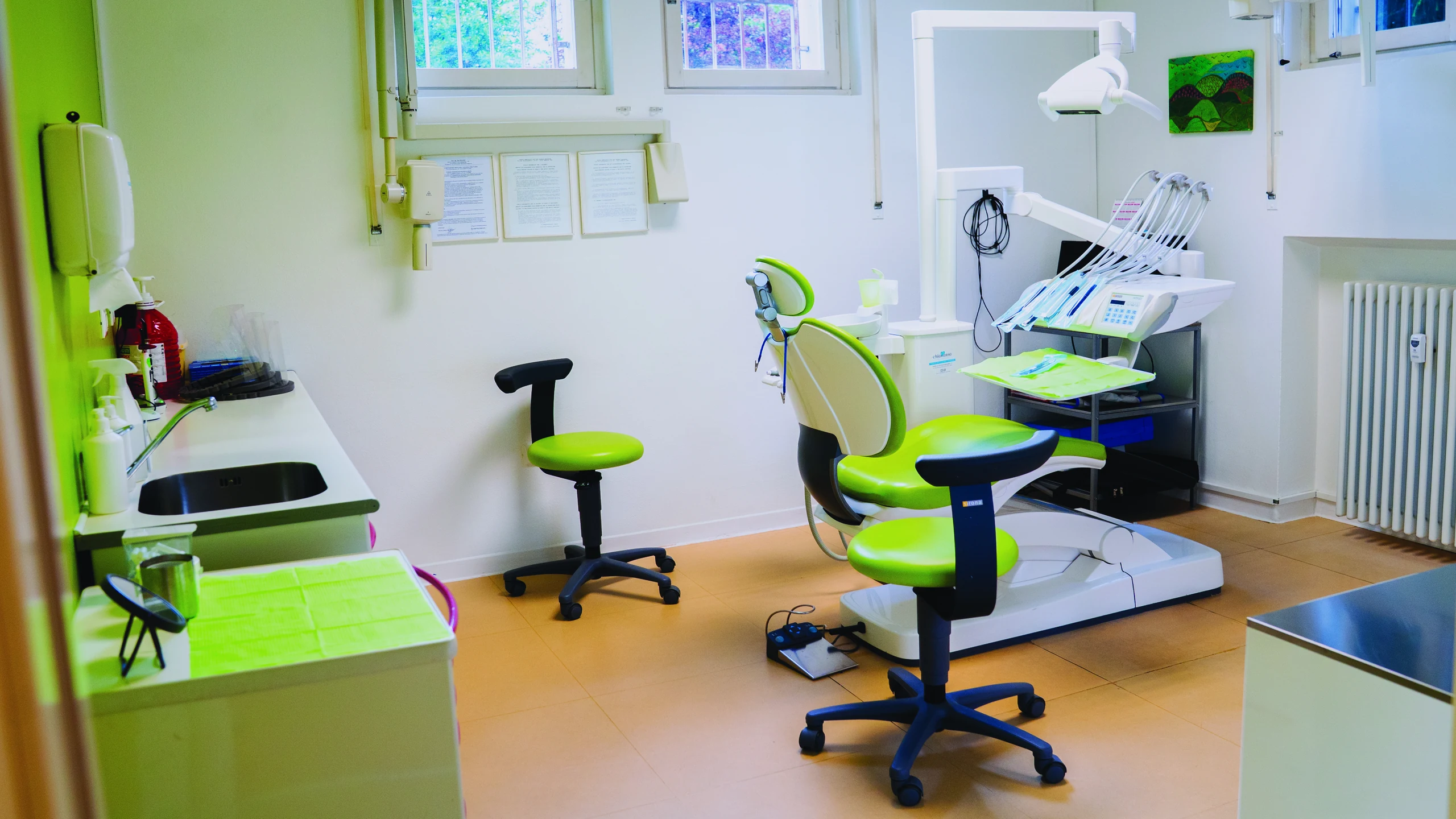 Sala operativa dello Studio Dentistico Chiavassa